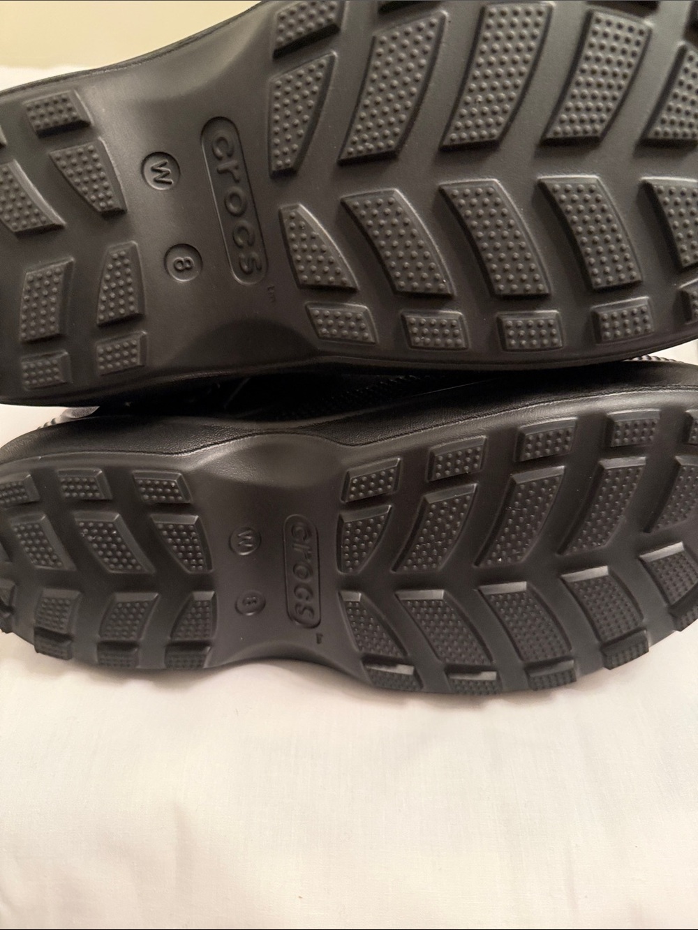 CROCS Women’s Black Rain Boots with Easy Grip Handles - Picture 8 of 9